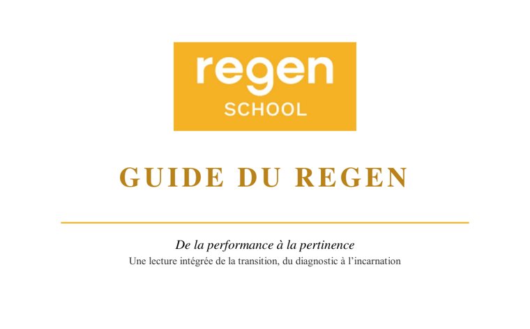 Couverture : Le Guide du Regen